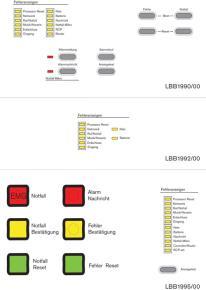 BOSCH PLN-VASLB-xx Plena Acil Anons Sistemi Etiketleri