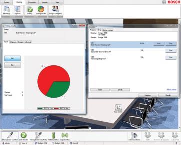 BOSCH DCN-SWMV Konferans Yazılımı Çok Oylamalı