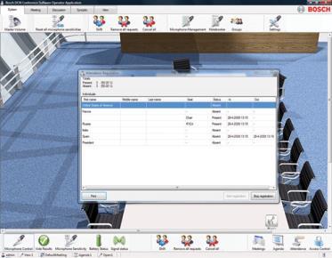 BOSCH DCN-SWAT Konferans Yazılımı Katılım ve Erişim